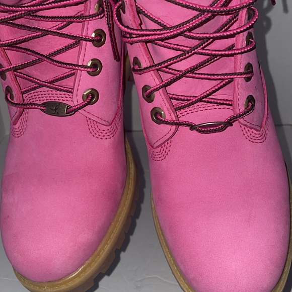 MEN’s 7.5 Pink Timberlands Susan G Komen edition Breast Cancer Awareness - Picture 10 of 13